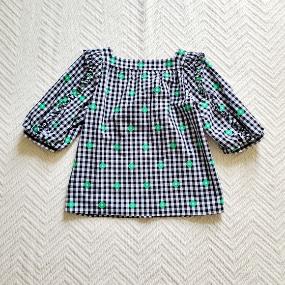 Kate Spade Gingham Blouse - Picture 3 of 3